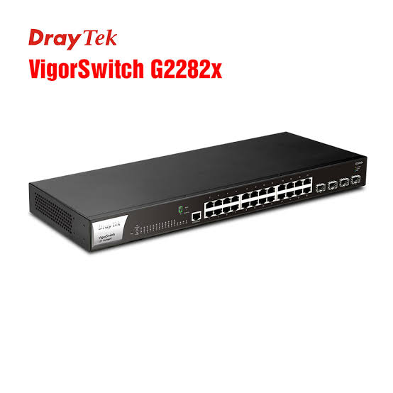 24-Port GE L2+ Managed Switch DrayTek VigorSwitch G2282x